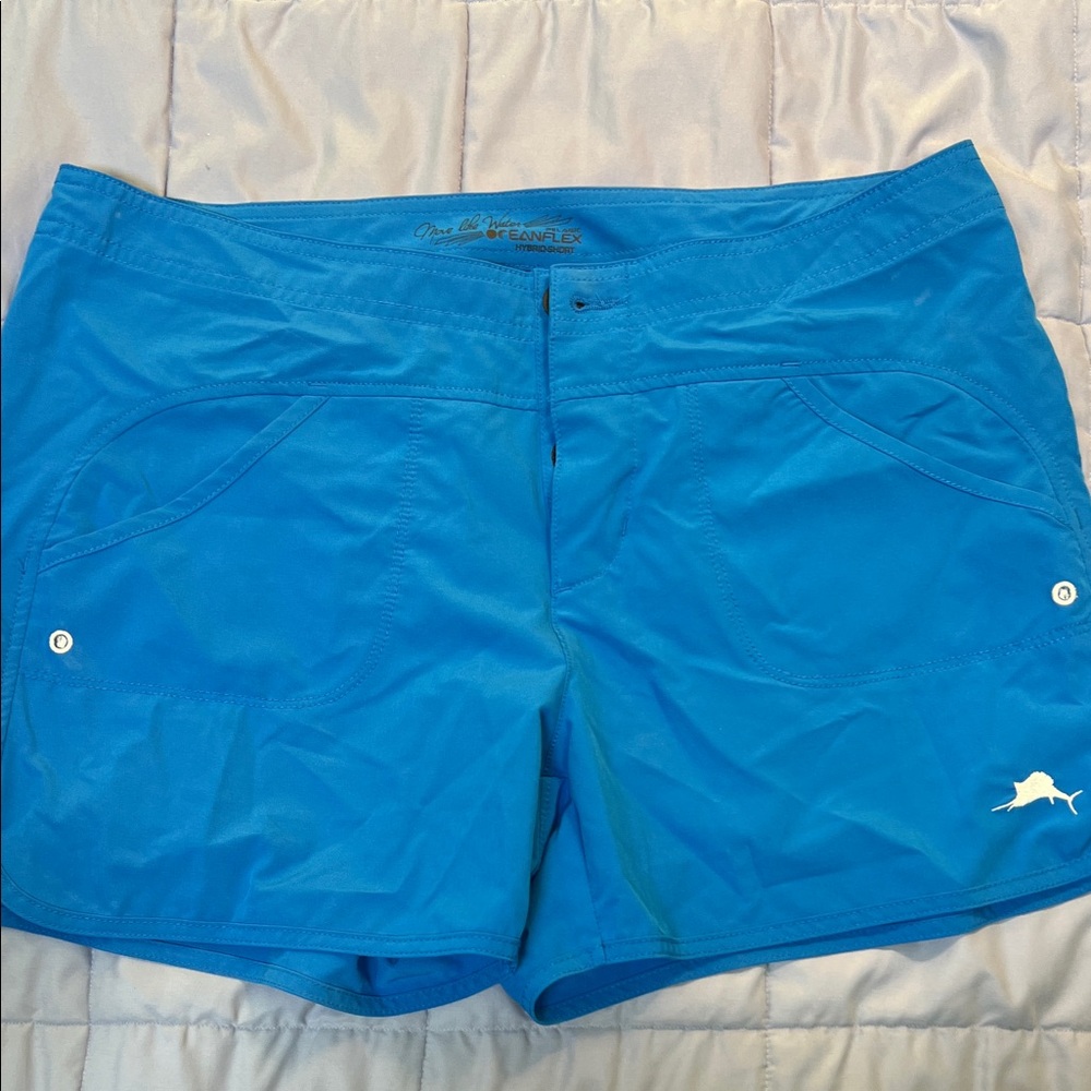 Pelagic Vibrant Blue Women's Athletic Shorts- Size 8